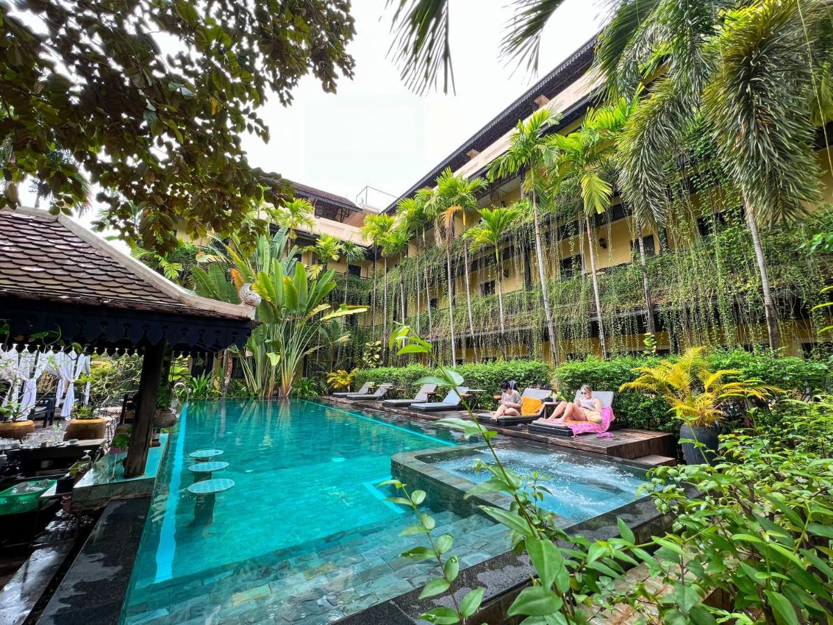 Residence Indochine Suite Ciudad de Siem Riep Exterior foto